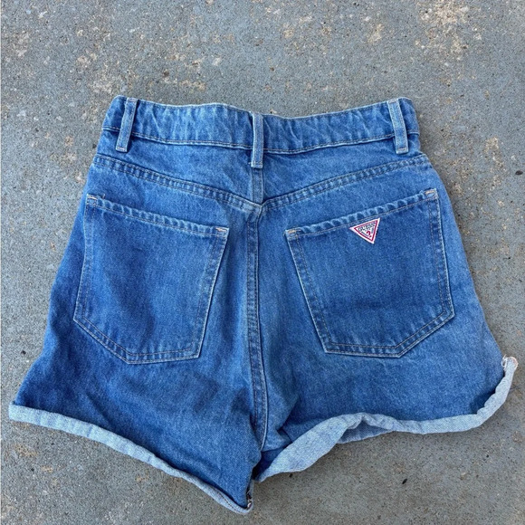 Guess Classic Blue Jean Shorts - Picture 3 of 5